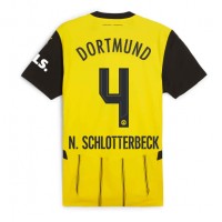 Borussia Dortmund Nico Schlotterbeck #4 Hjemmedrakt 2024-25 Kortermet